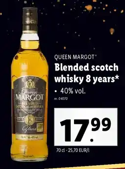 Lidl Blended scotch whisky 8 years aanbieding