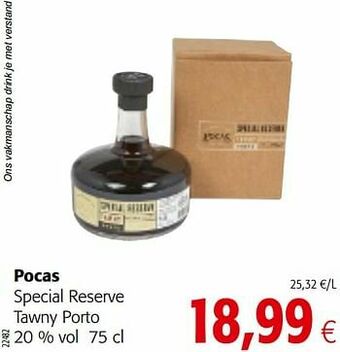 Colruyt Pocas special reserve tawny porto aanbieding