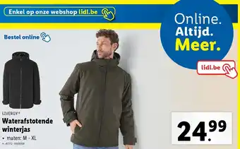 Lidl Waterafstotende winterjas aanbieding