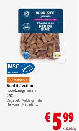 Colruyt Boni Selection noordzeegarnalen aanbieding