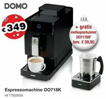 Europoint Domo elektro espressomachine do718k aanbieding