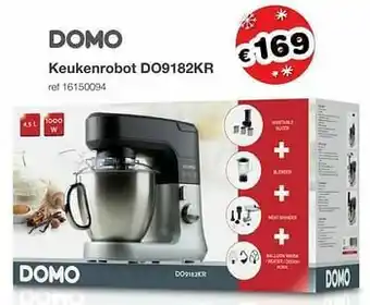 Europoint Domo elektro keukenrobot do9182kr aanbieding