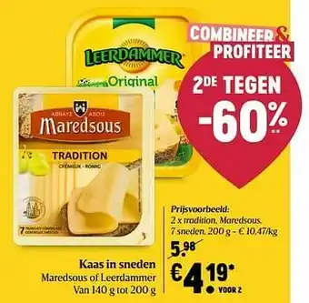 Delhaize Tradition maredsous aanbieding