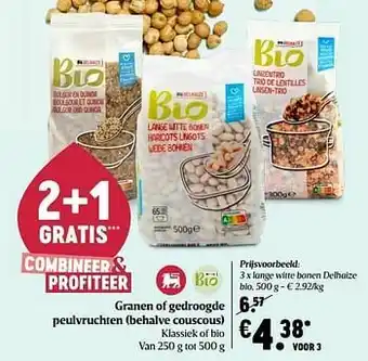 Delhaize Lange witte bonen delhaize bio aanbieding