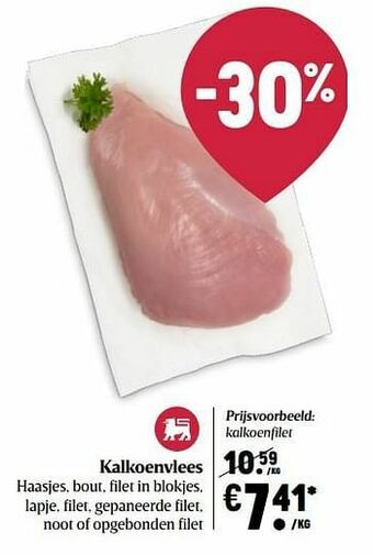 Delhaize Kalkoenfilet aanbieding