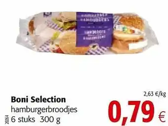 Colruyt Boni selection hamburgerbroodjes aanbieding
