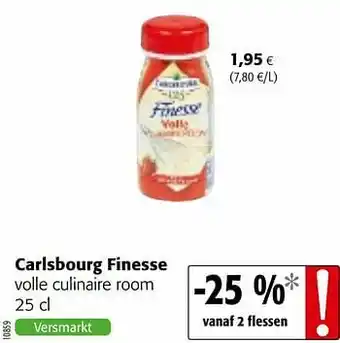 Colruyt Carlsbourg finesse volle culinaire room aanbieding
