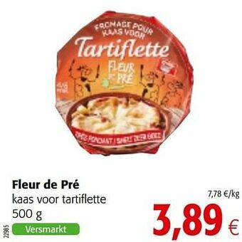 Colruyt Fleur de pré kaas voor tartiflette aanbieding