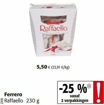 Colruyt Ferrero raffaello aanbieding