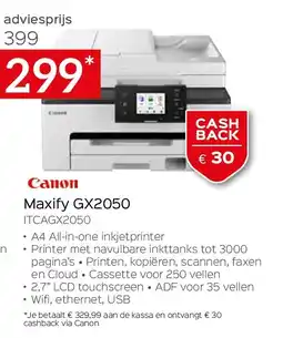 Selexion Canon Maxify GX2050 ITCAGX2050 aanbieding