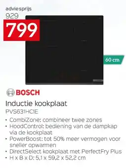 Selexion Bosch Inductie kookplaat PVS631HC1E aanbieding