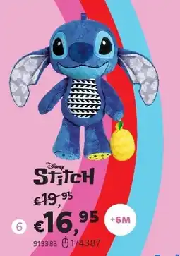 Dreamland CLEMENTONI KNUFFEL DISNEY STITCH ACTIVITY aanbieding