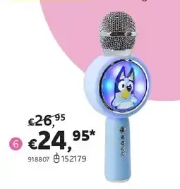 Dreamland MICROFOON POPSING LED KARAOKE MICROPHONE aanbieding