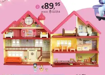 Dreamland SPEELSET BLUEY HUIS MET LICHT EN GELUID aanbieding