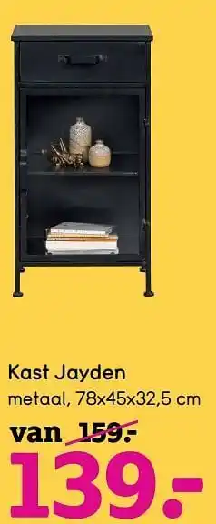 Kast jayden 78x45x32.5 cm