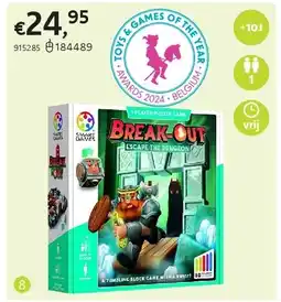 Dreamland SMARTGAMES SPEL BREAK-OUT aanbieding