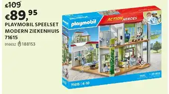 Dreamland PLAYMOBIL SPEELSET MODERN ZIEKENHUIS aanbieding