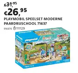 Dreamland PLAYMOBIL SPEELSET MODERNE PAARDRIJSCHOOL aanbieding