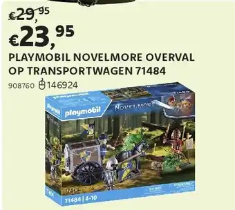 Dreamland PLAYMOBIL NOVELMORE OVERVAL OP TRANSPORTWAGEN aanbieding