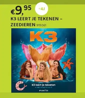 Dreamland K3 LEERT JE TEKENEN - ZEEDIEREN aanbieding