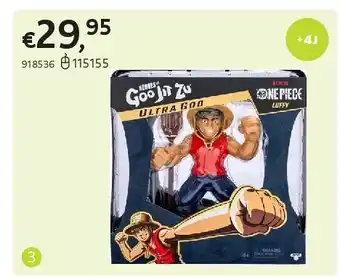 Dreamland ACTIEFIGUUR HEROES OF GOO JIT ZU ONE PIECE ULTRA GOO MONKEY D. LUFFY aanbieding