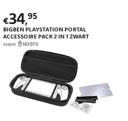 Dreamland BIGBEN PLAYSTATION PORTAL ACCESSOIRE PACK 2 IN 1 ZWART aanbieding