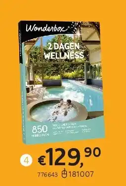 Dreamland WONDERBOX 2 DAGEN LUXE WELLNESS aanbieding