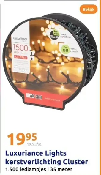 Action Luxuriance Lights kerstverlichting Cluster aanbieding