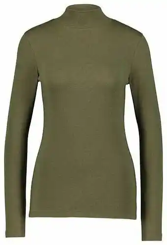 HEMA HEMA Dames Top Col Olijf (olijf) aanbieding