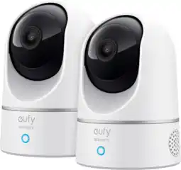 Coolblue Eufy Indoor Cam 2K Pan & Tilt Lot de 2 aanbieding