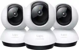 Coolblue TP-Link Tapo C220 Pan & Tilt Lot de 3 aanbieding