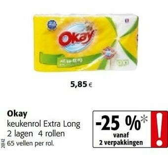 Colruyt Okay keukenrol extra long aanbieding