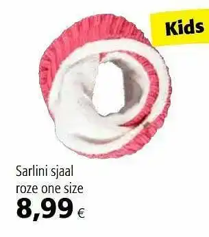 Sarlini sjaal roze one size