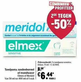 Tandpasta sensitive elmex