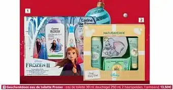 Carrefour Geschenkdoos eau de toilette frozen aanbieding