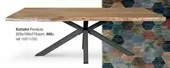 Eettafel pendula