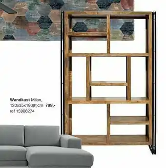 Wandkast milan