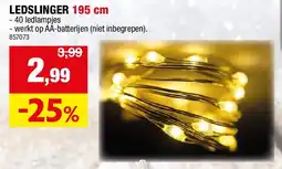 Hubo LEDSLINGER 195 cm aanbieding