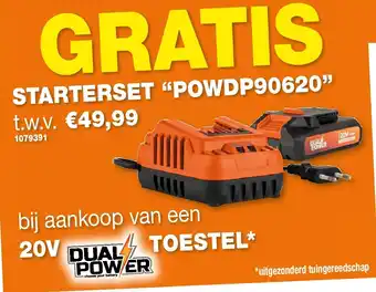 Hubo STARTERSET “POWDP90620” aanbieding