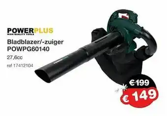 Europoint Powerplus bladblazer--zuiger powpg60140 aanbieding