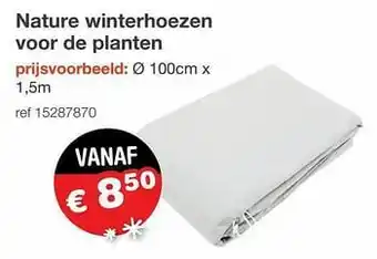 Nature winterhoezen voor de planten