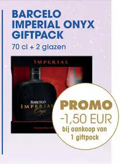 Prik en Tik Barcelo imperial onyx giftpack aanbieding