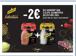 Prik en Tik Schweppes Selection aanbieding