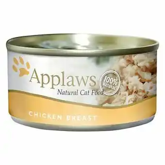 6x156g in Bouillon Tonijnfilet Applaws Kattenvoer