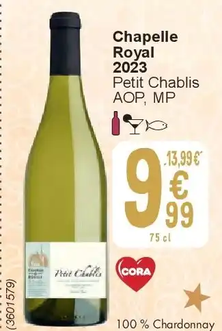 Cora Chapelle Royal 2023 aanbieding