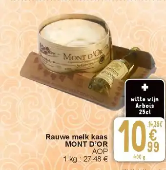 Cora Rauwe melk kaas MONT D’OR aanbieding