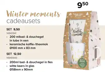 Euroshop Winter moments cadeausets aanbieding