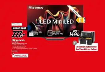 MediaMarkt Hisense 55U72NQ mini led 4k smart TV aanbieding