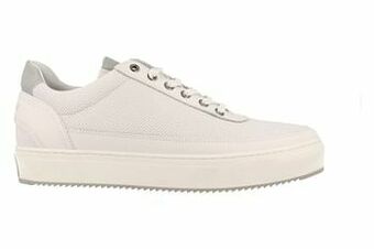 Berca Shoes 727 Cycleur De Luxe Veterschoen Heren Montreal Volledig Leder - Wit aanbieding