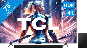 Coolblue TCL QLED 75C71B + TCL Q75H aanbieding